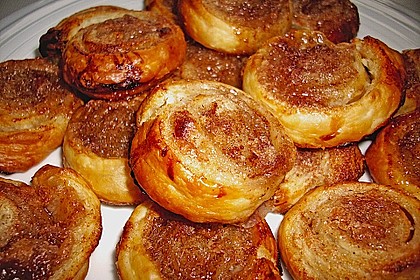 Zimtschnecken aus Blätterteig 4