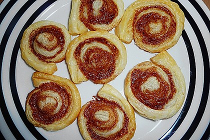Zimtschnecken aus Blätterteig 25