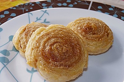 Zimtschnecken aus Blätterteig 2