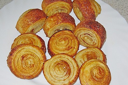 Zimtschnecken aus Blätterteig 1