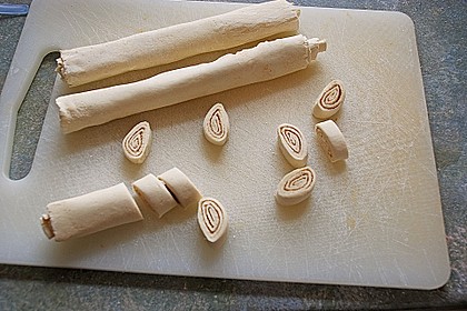 Zimtschnecken aus Blätterteig 34