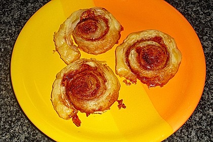 Zimtschnecken aus Blätterteig 21