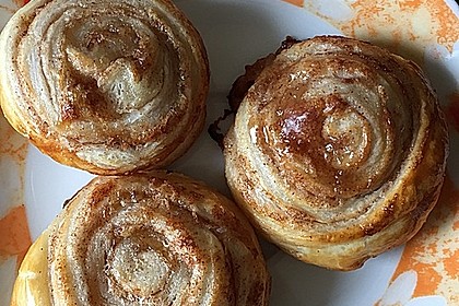Zimtschnecken aus Blätterteig 32