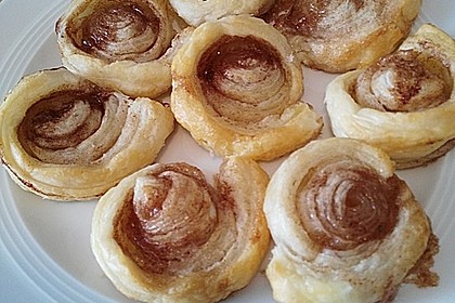 Zimtschnecken aus Blätterteig 24