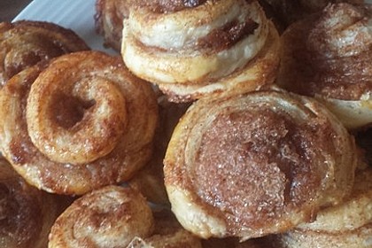 Zimtschnecken aus Blätterteig 31