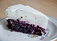 Mohn - Joghurttorte mit Heidelbeeren
