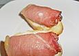 Ziegenk&auml;se - Schinken - Crostini