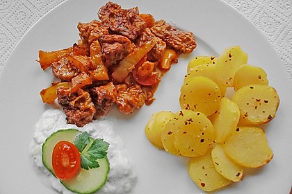 Seitan mit Weinbrandso&szlig;e nach griechischer Art 2