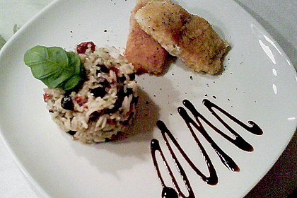 Mediterraner Reissalat mit Balsamicodressing