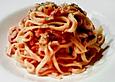 Pasta mit Chorizo - Zwiebel - Sauce