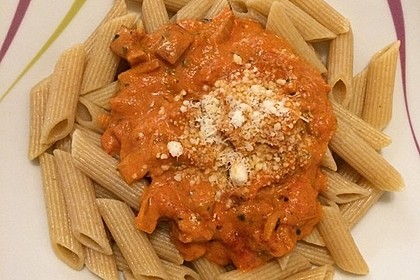 Pasta mit Chorizo - Zwiebel - Sauce 19