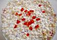 Maissalat mit rotem Paprika und Sauerrahmdressing