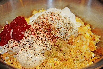 Eier - Knoblauch - Sauce 5
