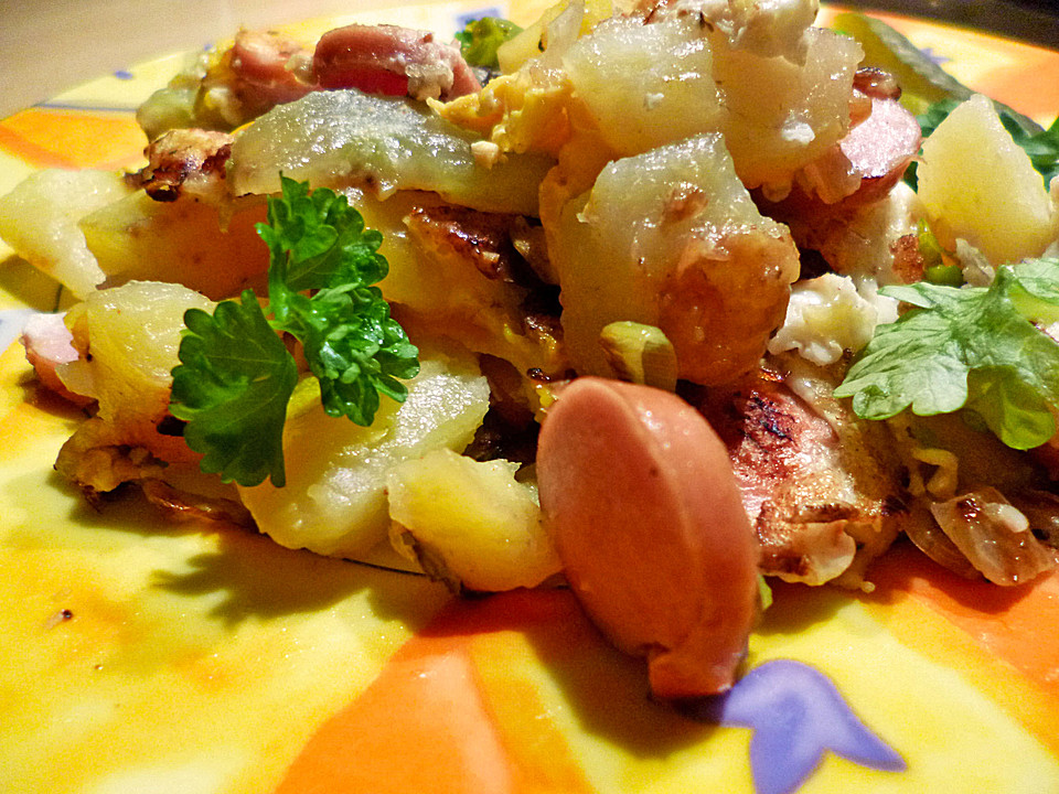 Bratkartoffeln mit Fleischwurst (Rezept mit Bild) | Chefkoch.de
