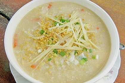 Tschohk - thail&auml;ndische dicke Reissuppe mit Huhn 2