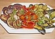Portugiesische Auberginen und Zucchini