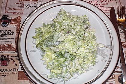 Endiviensalat mit Zwiebel - Sahnedressing 7