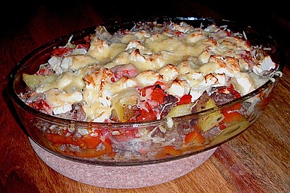 Zeus Lieblingsauflauf mit Feta und Hackfleisch