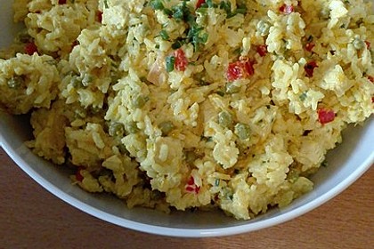 Curry - Reissalat mit Hühnchen 5