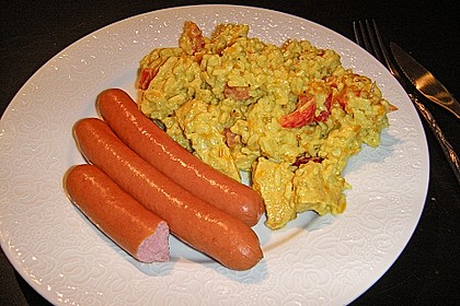 Curry - Reissalat mit Hühnchen 2