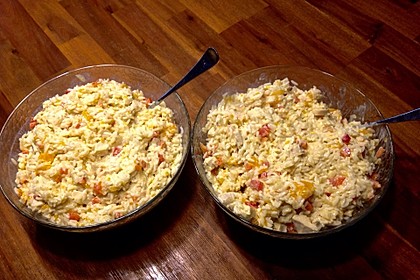 Curry - Reissalat mit Hühnchen 4