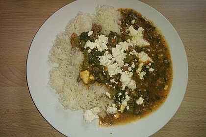 Hackfleischpfanne mit Mangold und Feta - Käse 8