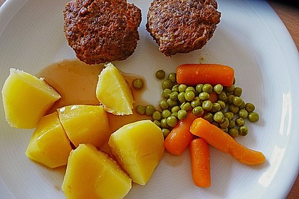 Frikadellen aus dem Backofen mit Joghurt 3