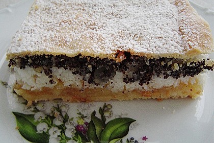 5 Schichten  Kuchenschnitten