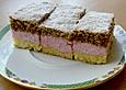 Dreifarbiger Quarkkuchen