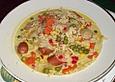 Schnelle klare Fr&uuml;hlingssuppe