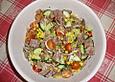 Kunterbunter Rindfleischsalat
