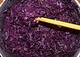 Rotkohl, etwas milder