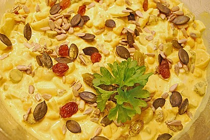 Eiersalat mit Mais und Curry 1