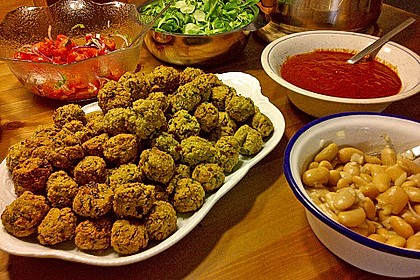 Falafel aus Kichererbsenmehl 3
