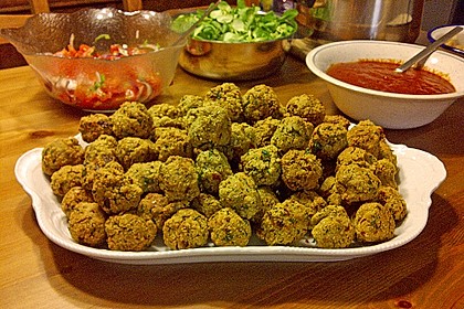 Falafel aus Kichererbsenmehl 2