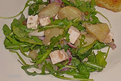 Kartoffelsalat mit Rucola und Schafsk&auml;se 1