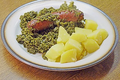 Gr&uuml;nkohl  im  R&ouml;mertopf 2