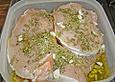 Griechisches Kr&auml;uterschnitzel mit Fetak&auml;se