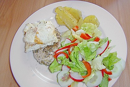 Griechisches Kr&auml;uterschnitzel mit Fetak&auml;se 1