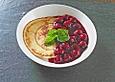 Hefepfannkuchen mit Sauerkirschen