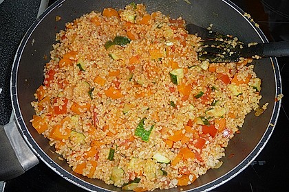 Bulgur mit Gem&uuml;se 3