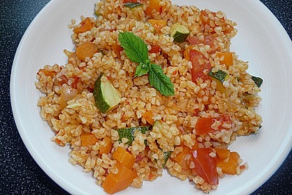 Bulgur mit Gem&uuml;se 4