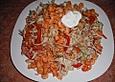 Bunter Salat mit Flu&szlig;krebsschw&auml;nzen