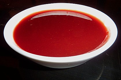 Blutorangen - Meerrettich - Sauce