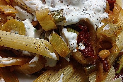 Penne mit Fenchel und getrockneten Tomaten