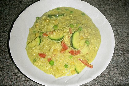 Curry - Gem&uuml;se - Reis