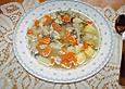 Gem&uuml;sesuppe mit Fleischeinlage