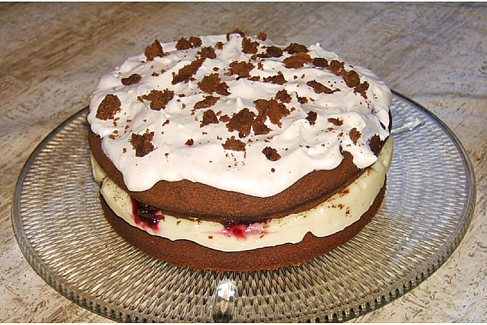 Schokoladen - Kirsch - Kuchen (Rezept mit Bild) von Zimtsternie ...
