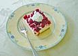 Himbeerschnitten mit einer Schokoladen - K&auml;sekuchencreme