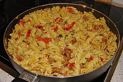 Schinkennudeln mit Gem&uuml;se 3